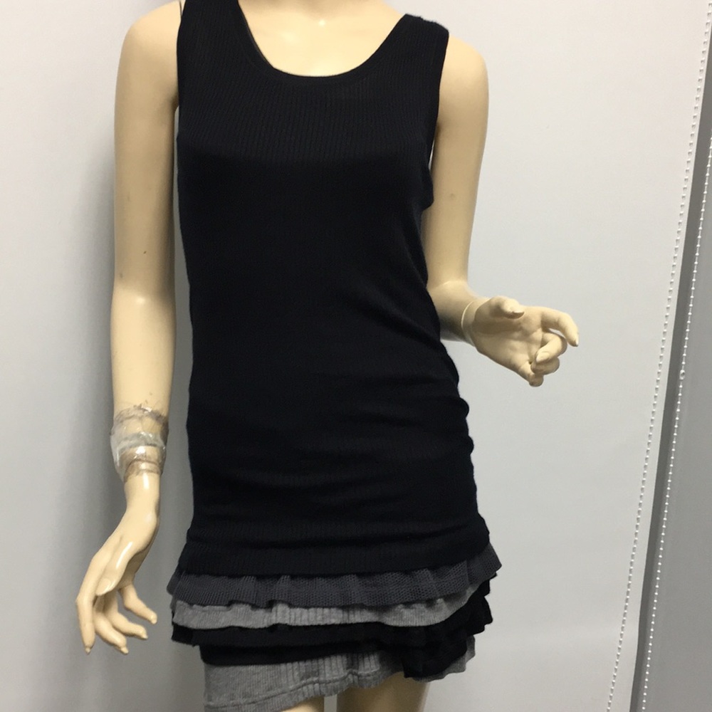Mark Jacobs dress tunic black gray NWT sz XS $1675